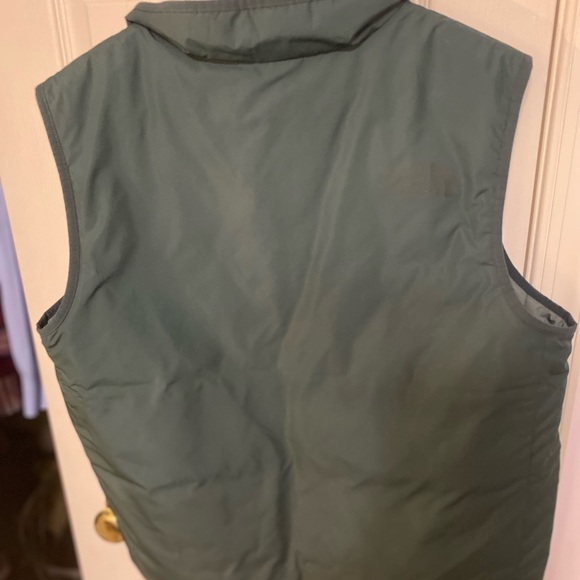 North Face Green Vest Jacket Large - Picture 5 of 5